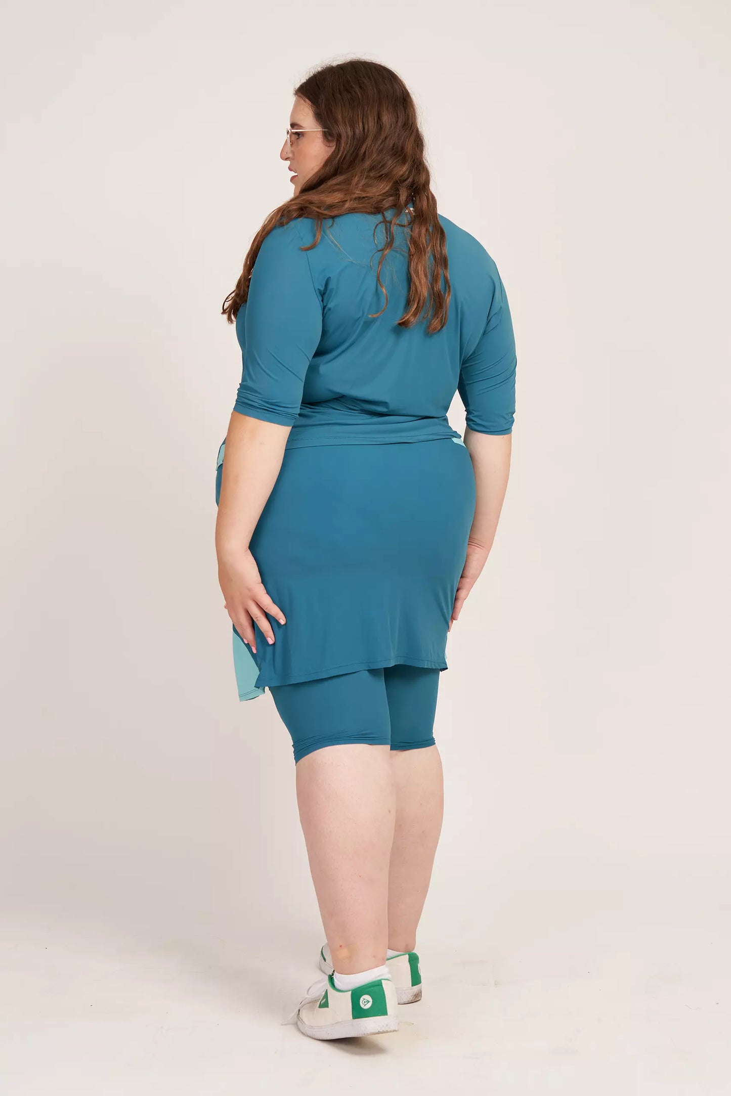 Teal and Sky Chana Skirt