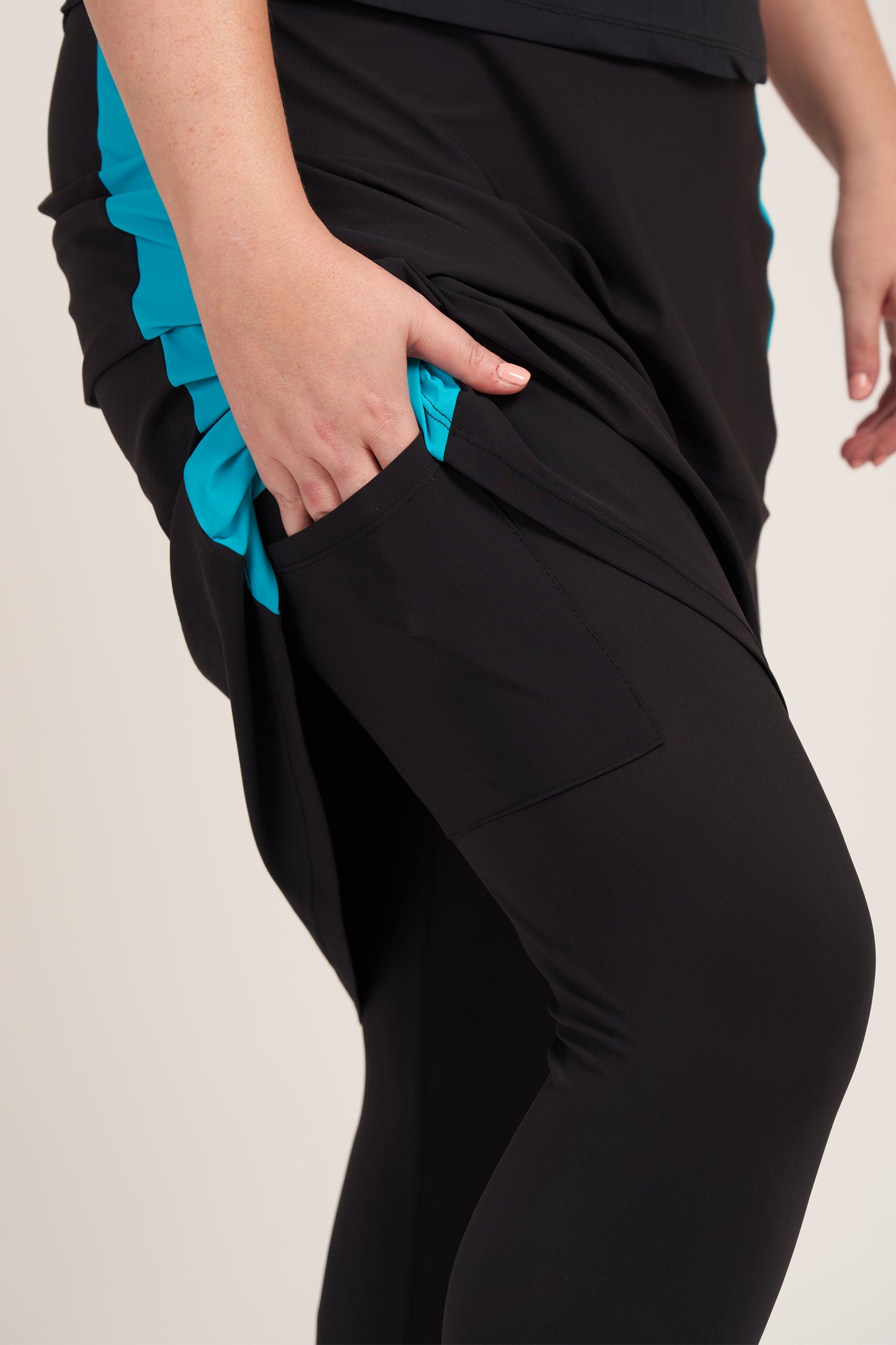 Black Turquoise Leah Skirt