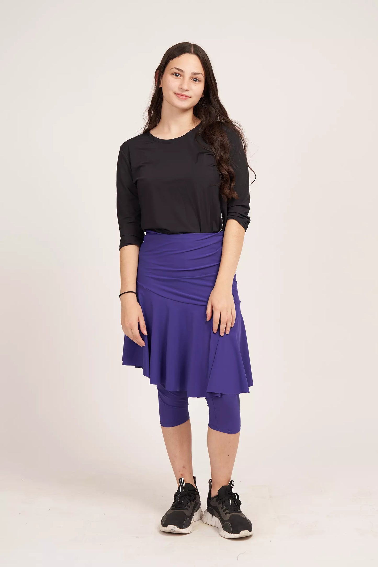 Tennis Flair Skirt - Purple