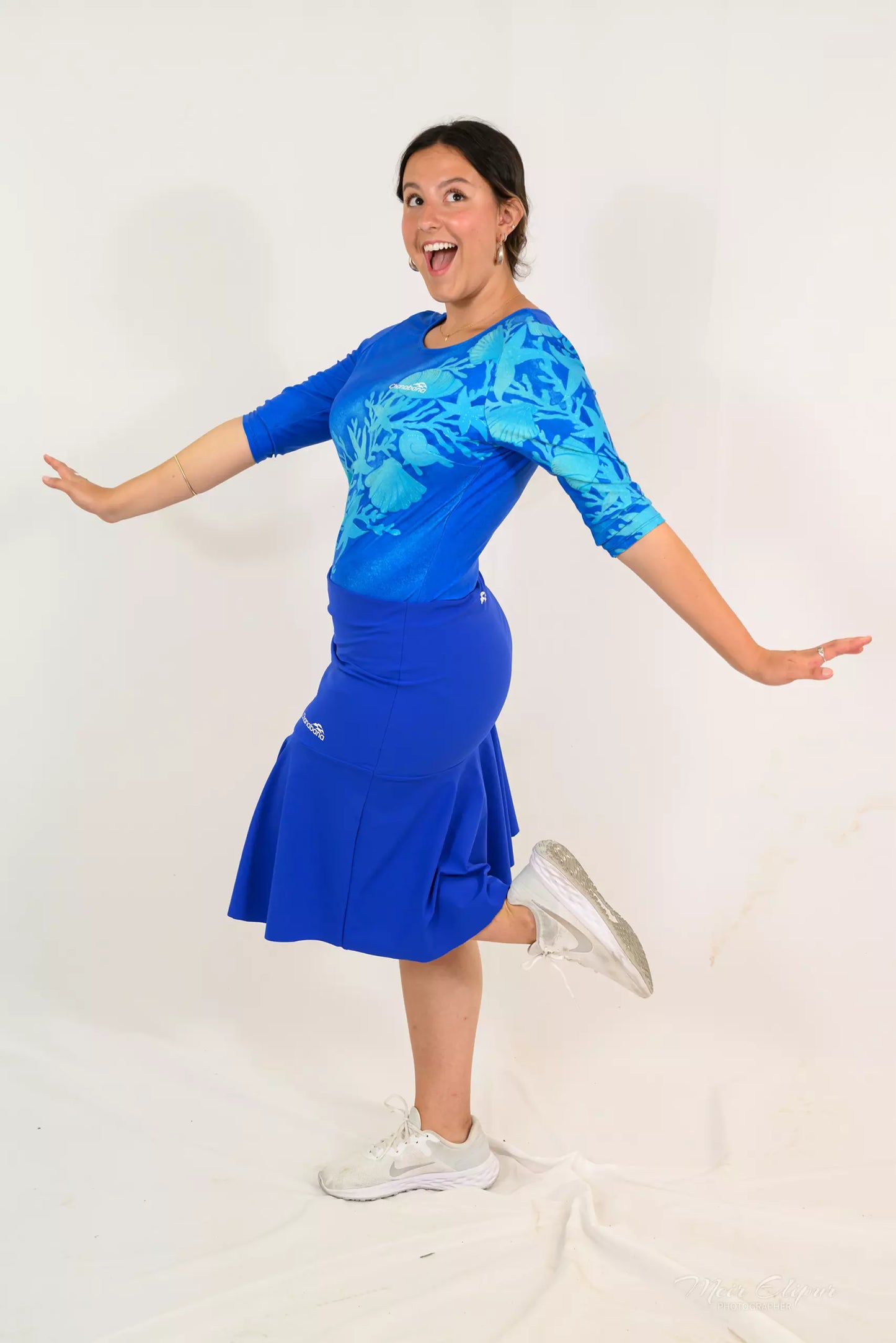 Royal Blue Flair Skirt