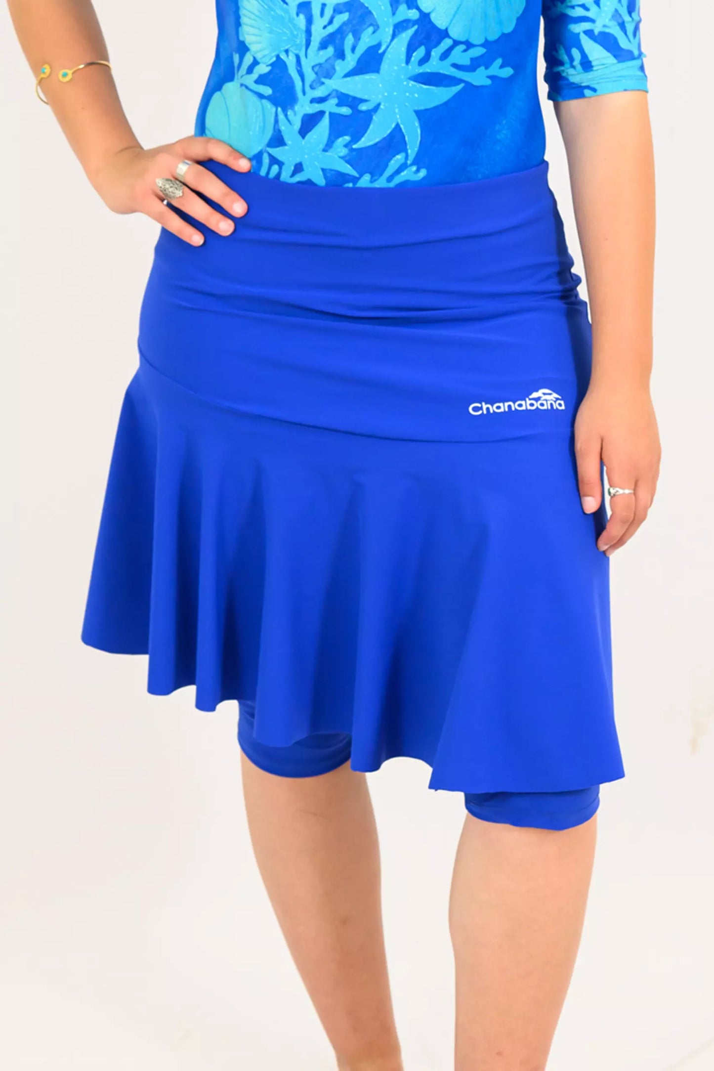 Royal Blue Flair Skirt