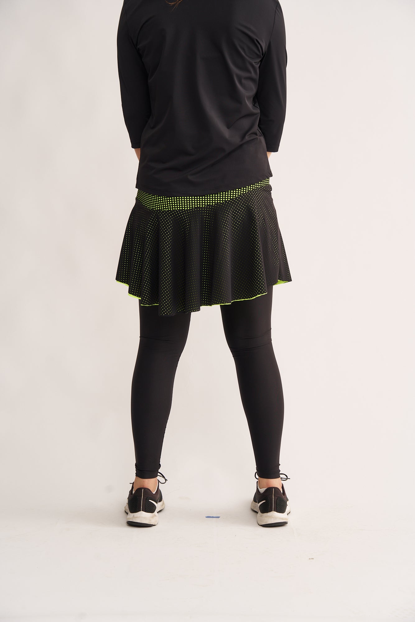 Sara Black NEON Mesh Skirt