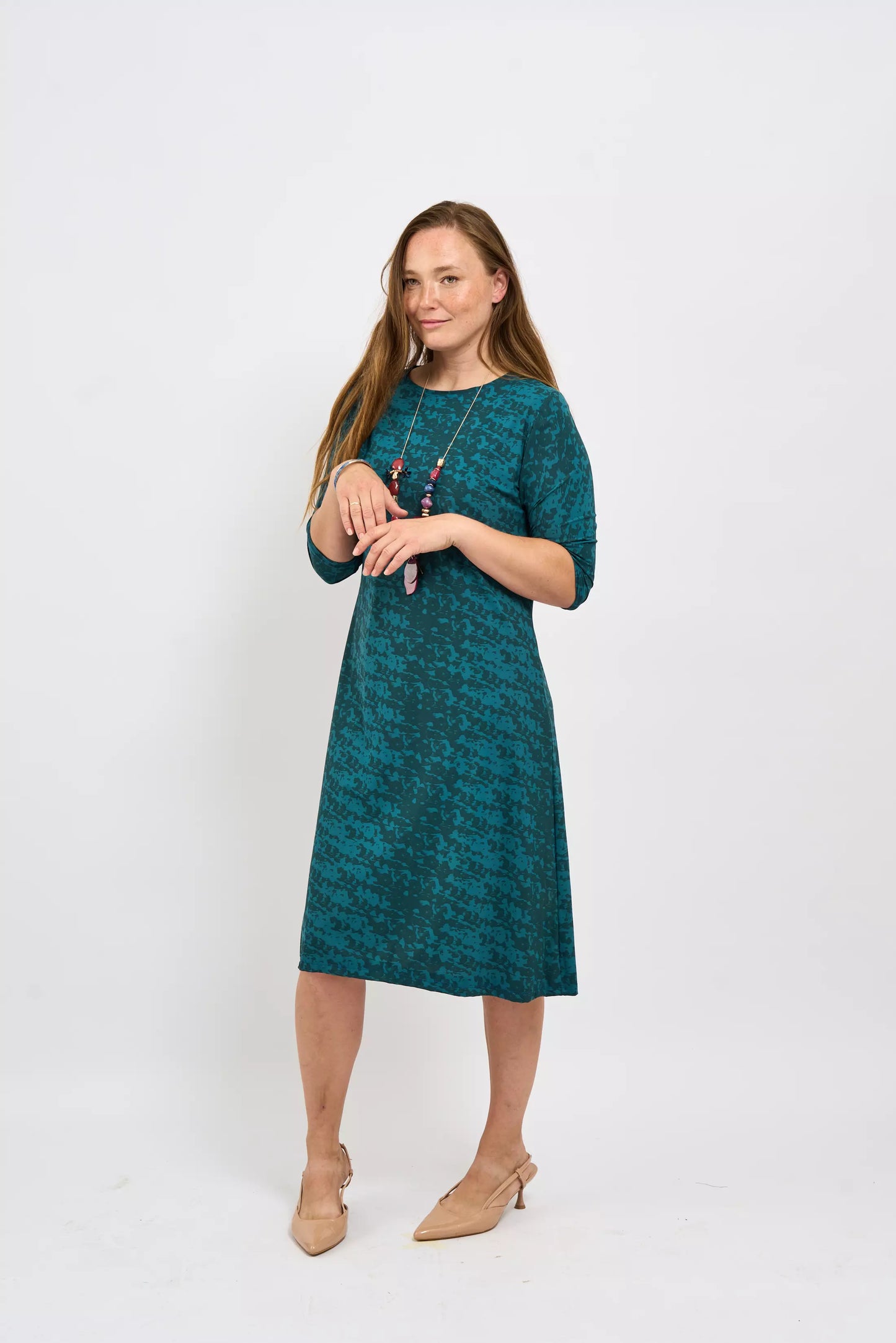 Jewel Green Lounging Dress