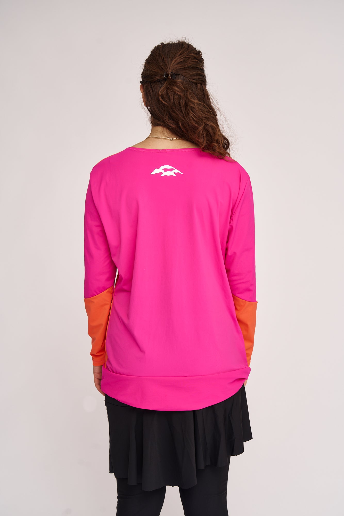 Pink & Orange Iridescent Logo Chanabana Top