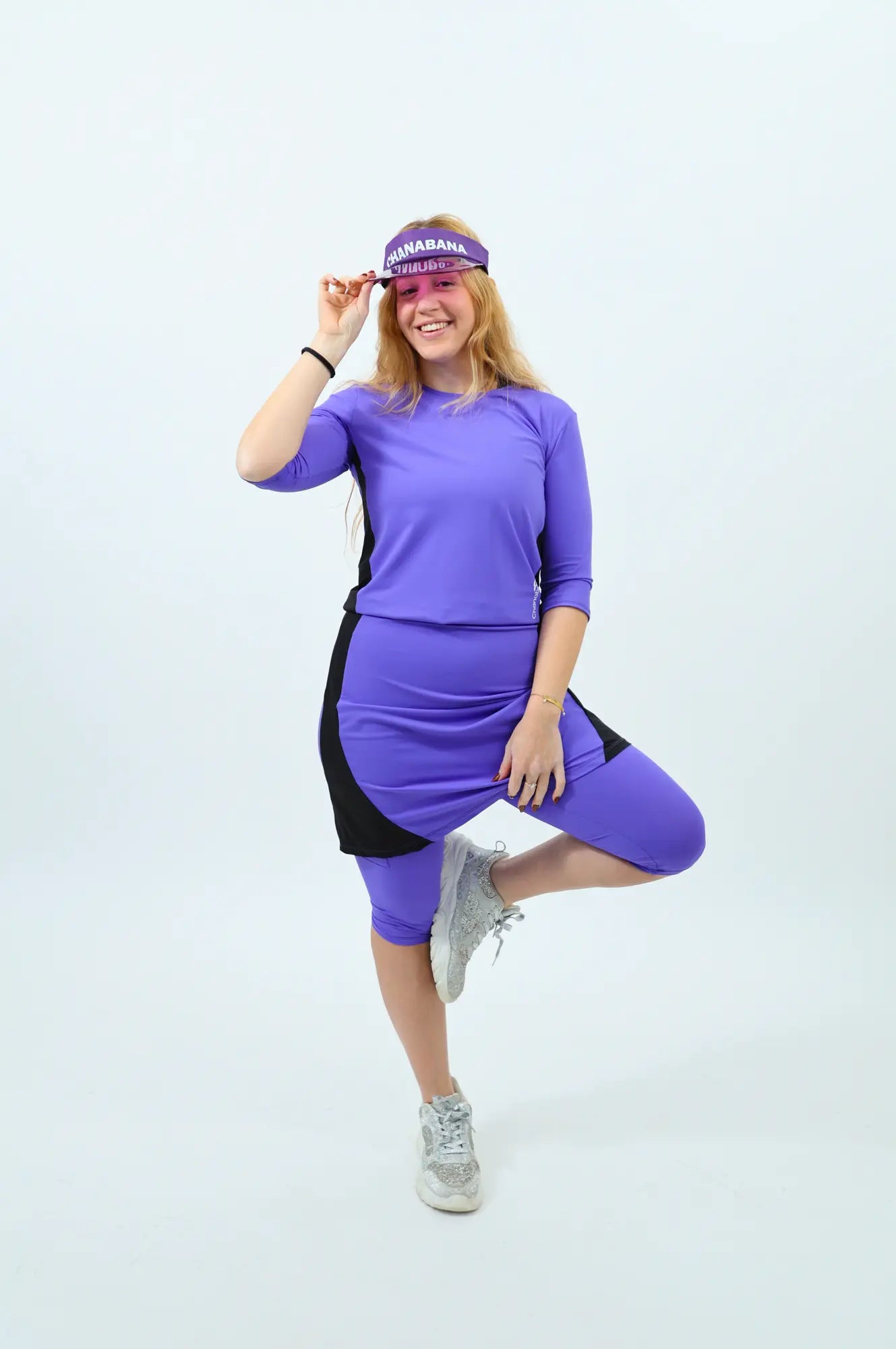 Purple Exercise Shirt- Long Torso