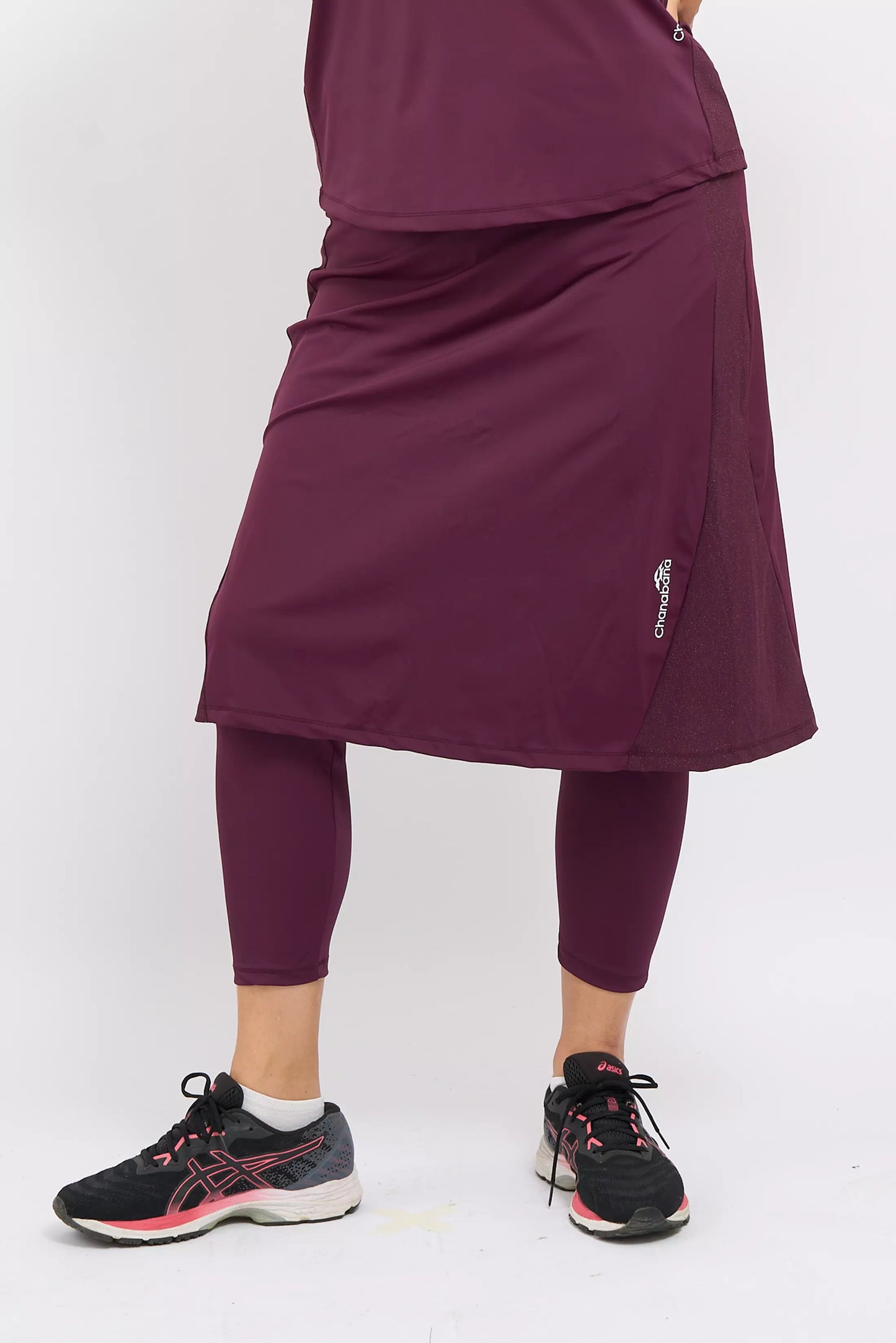 Plum Shimmer Leah Skirt