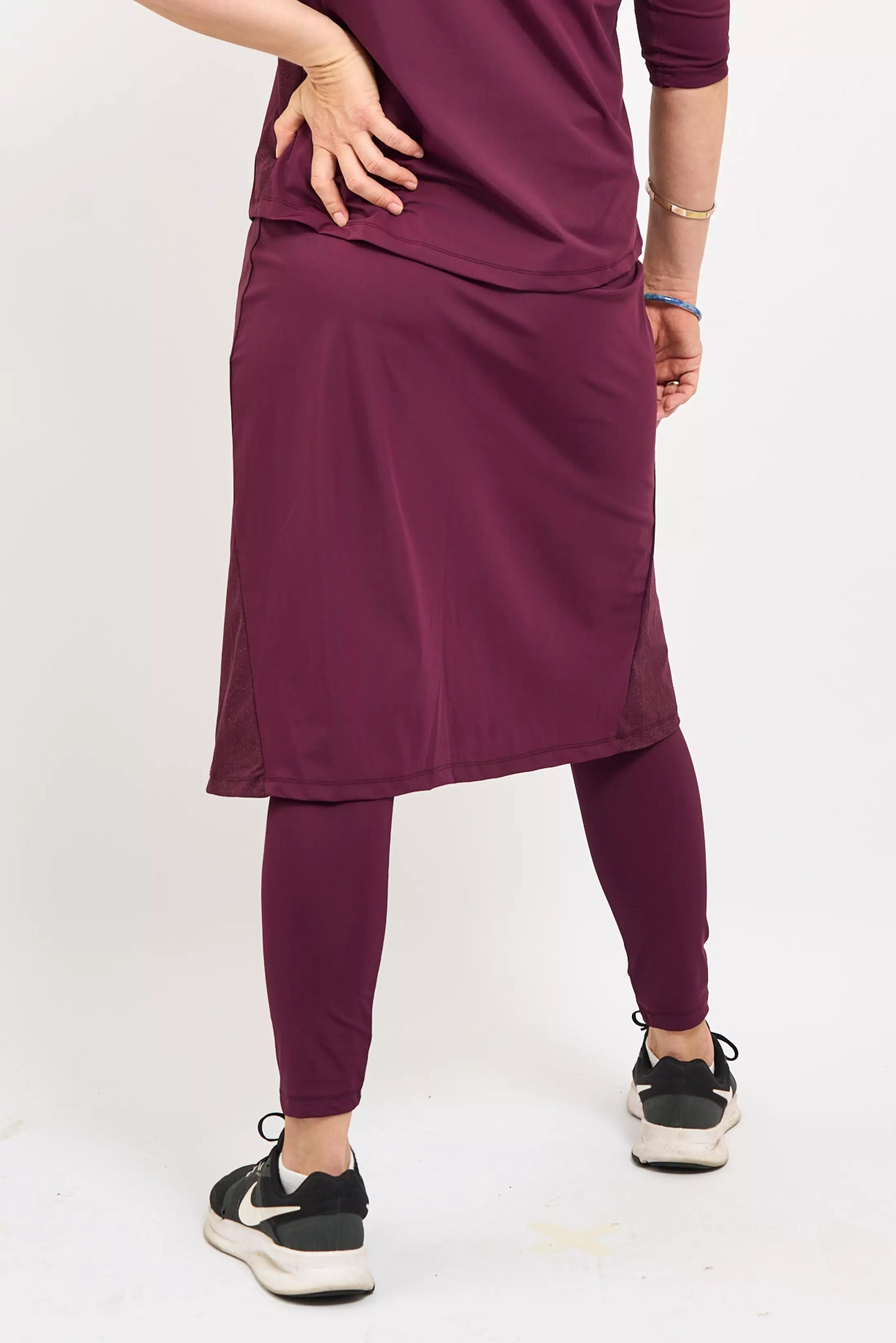 Plum Shimmer Leah Skirt