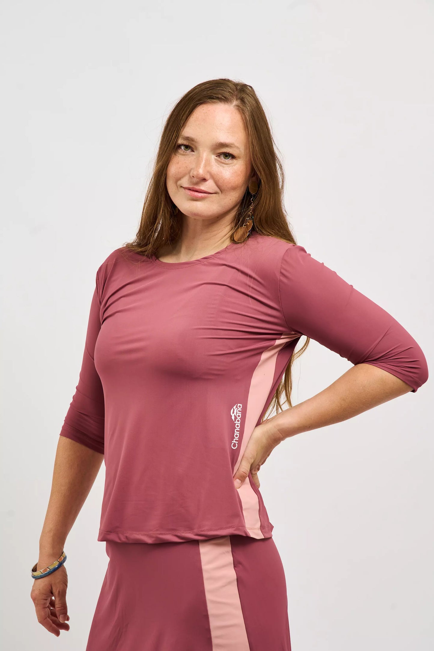 Rose Clay Exercise Shirt