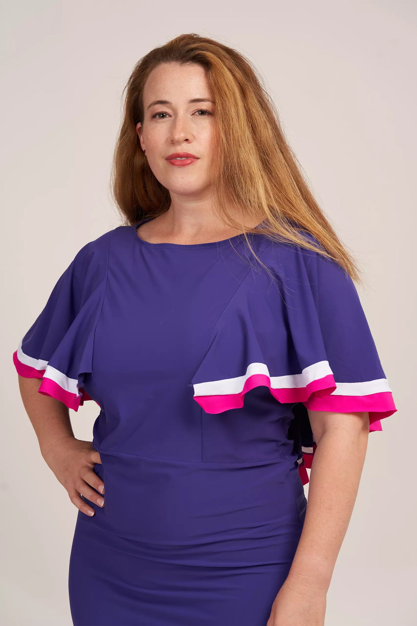 Limited Edition Purple Sailor Swim Dress