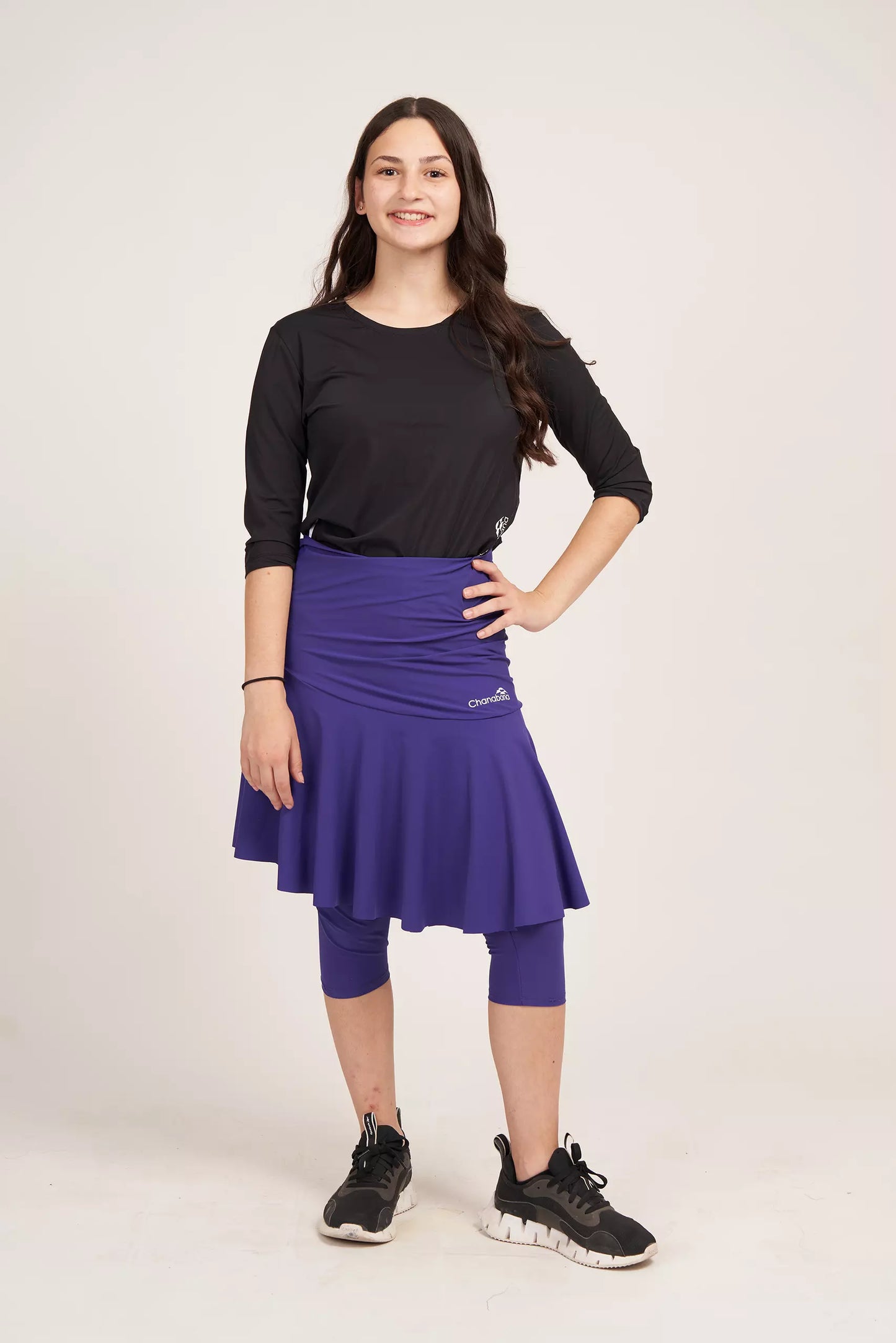 Tennis Flair Skirt - Purple