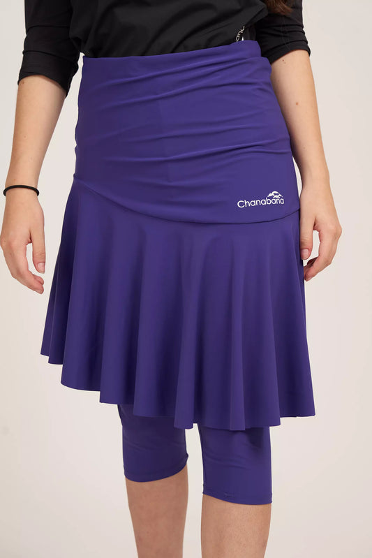 Tennis Flair Skirt - Purple