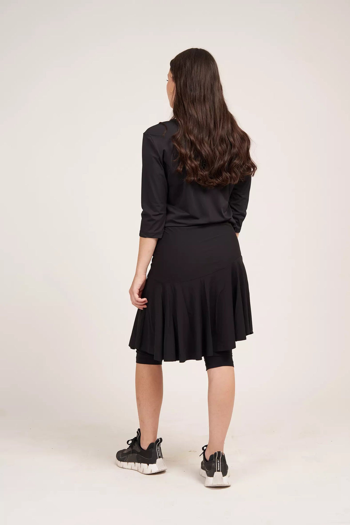 Tennis Flair Skirt - Black